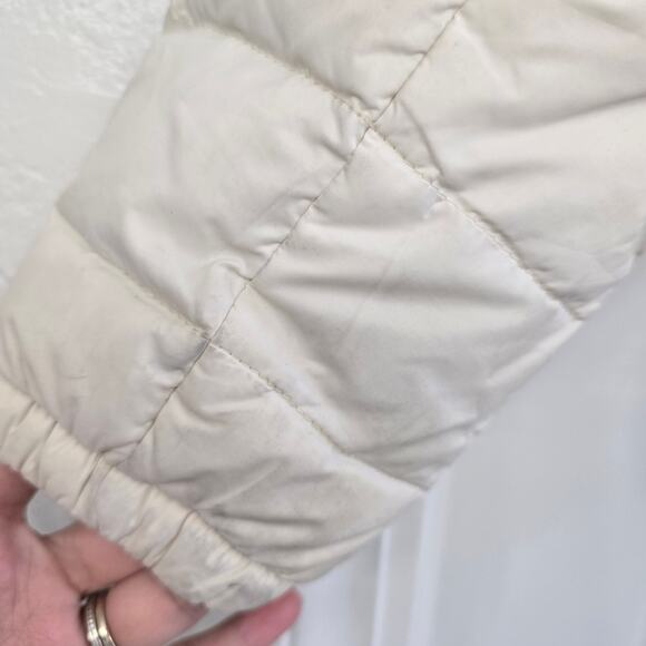 Polo Ralph Lauren Girls Puffer Quilted Reversible Jacket Sherpa White M 8/10 - Picture 3 of 10